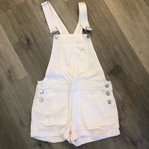 Forever 21 White Overalls